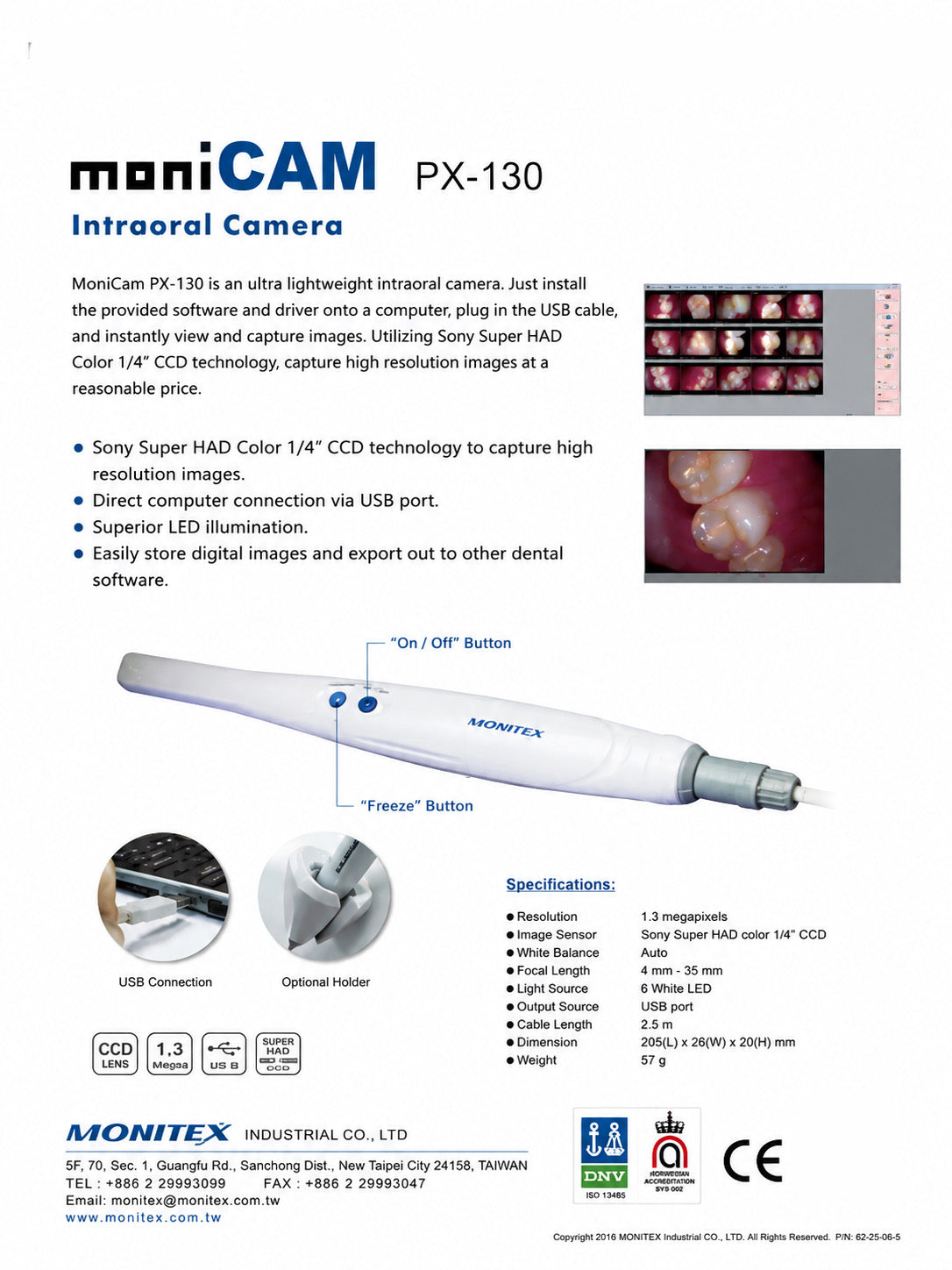 USB moniCAM PX-130