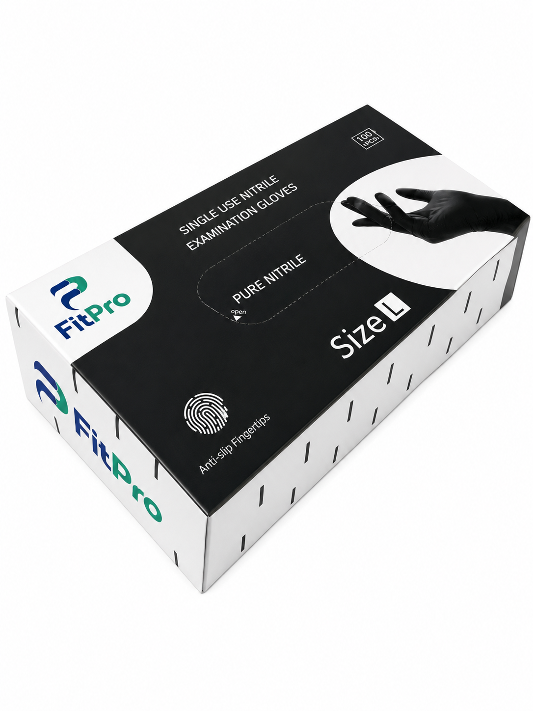FitPro Nitrile Gloves (Black Edition)