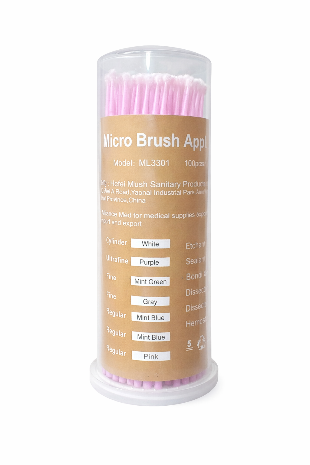 Dental Bond MicroBrush 100pcs