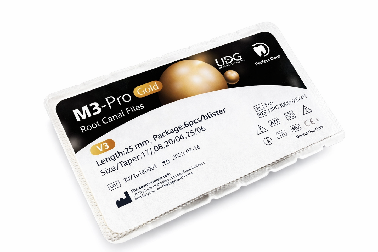 M3 Pro Gold Rotary Files