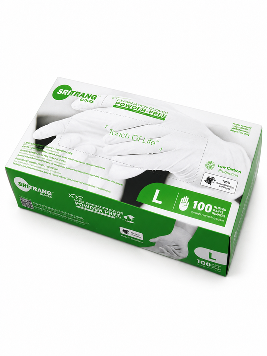 Stritrang Powder Free White Gloves