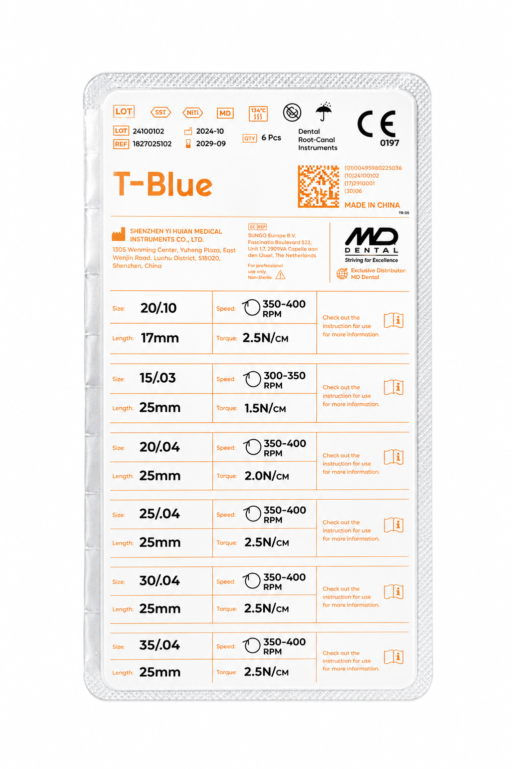 Profa T - Blue 25mm