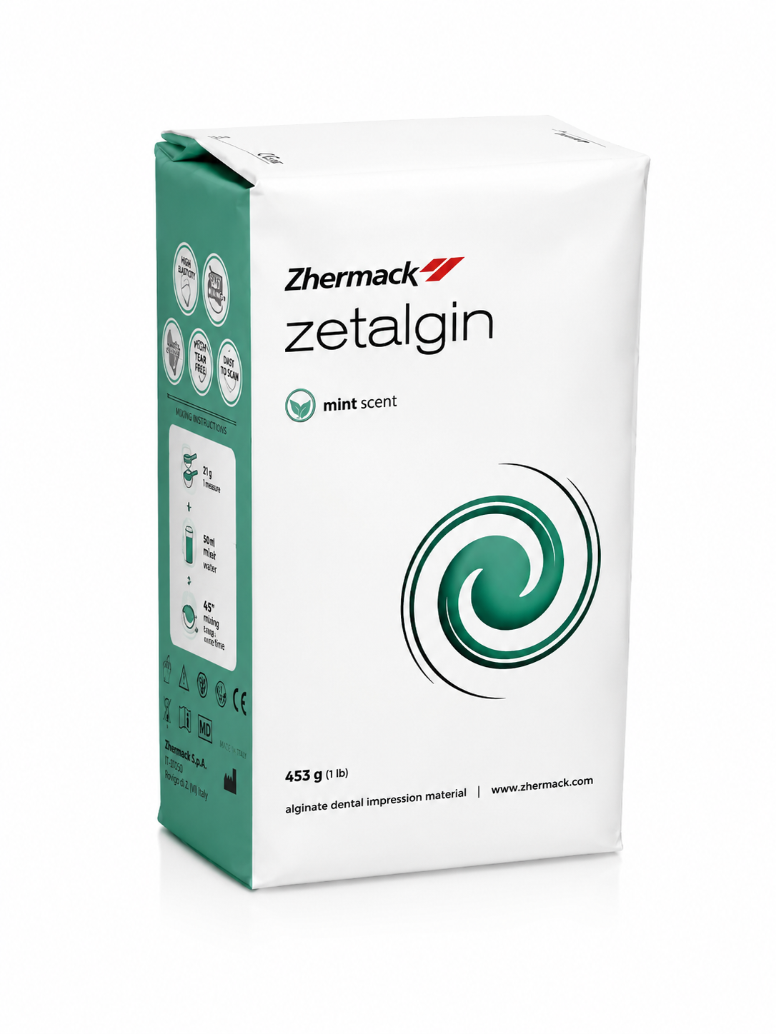 Zhermack Zetalgin Dust Free Alginate 453 g