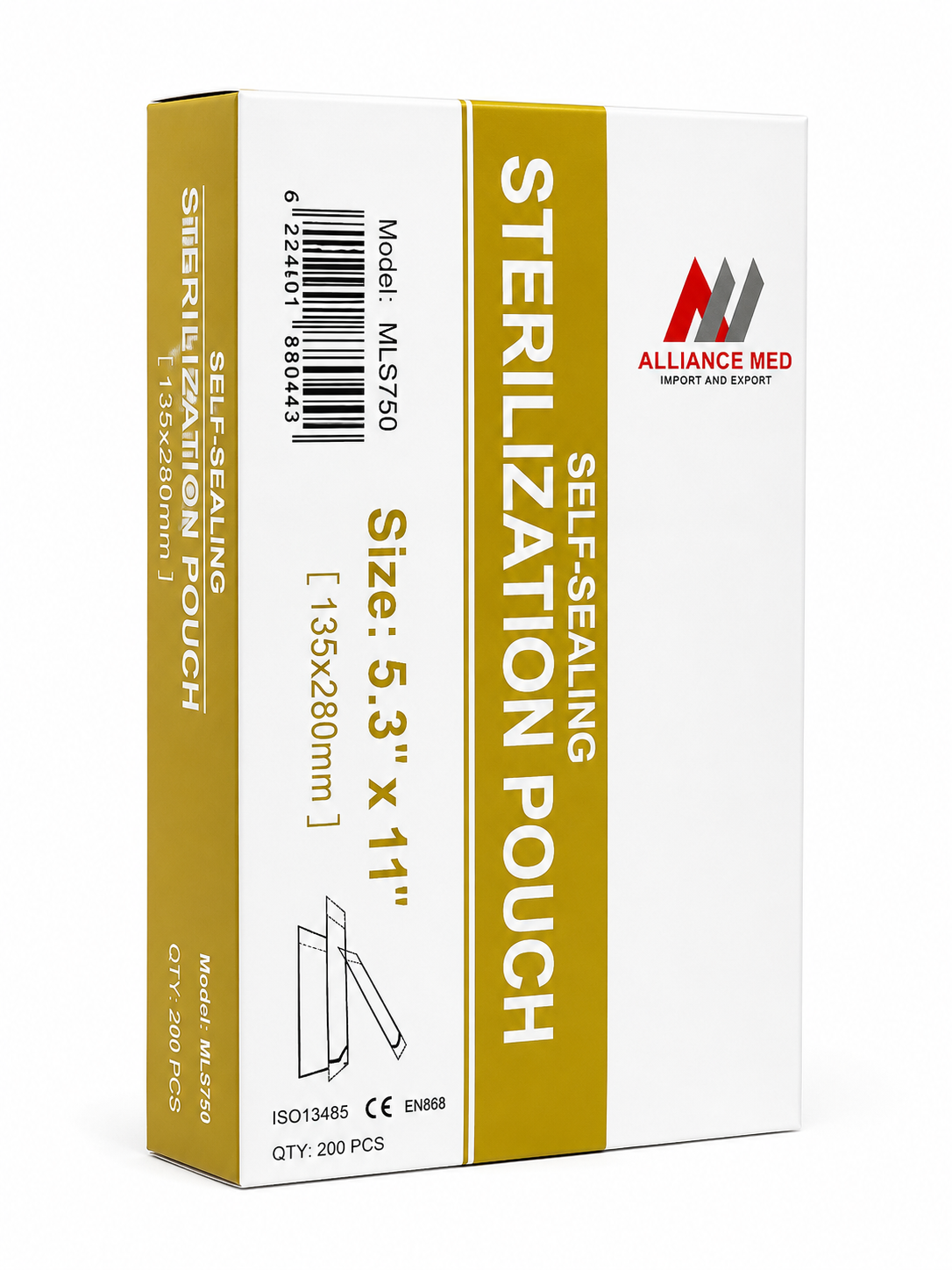 Self-Sealing Sterilization Pouches