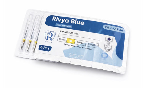 Rivya Blue Glide Path Files 25mm 15/03