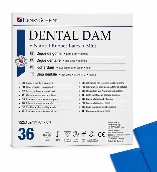 Henry Schein Rubber Dam Sheet 6x6